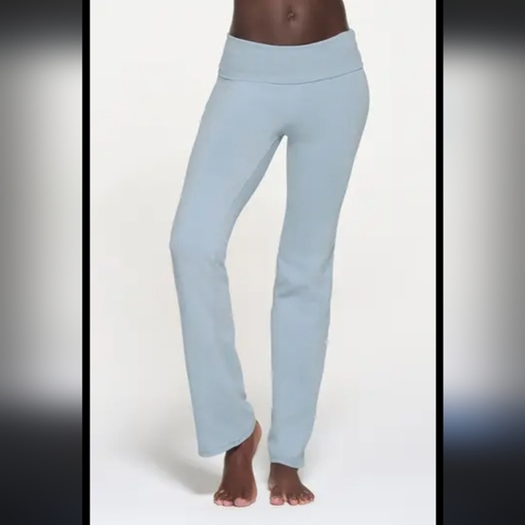 New Skims FOLDOVER BOOTCUT LEGGING Color Blue Size XL - Picture 1 of 4